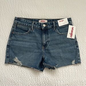 Wrangler Vintage High Rise Denim Shorts